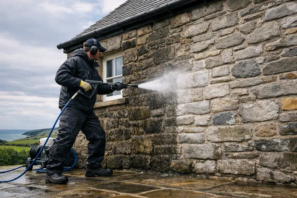pressure washing Pembrokeshire